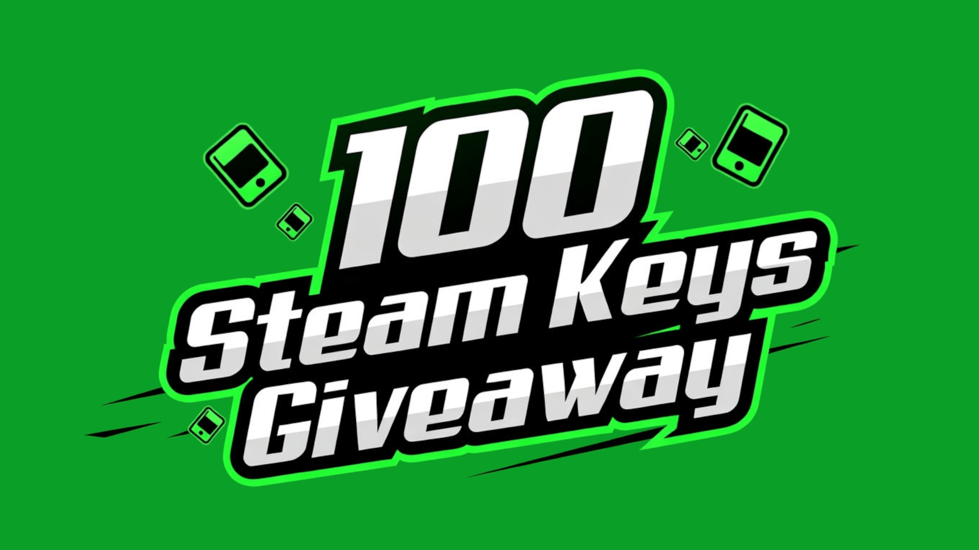 100 Steam Keys Giveaway Banner Image
