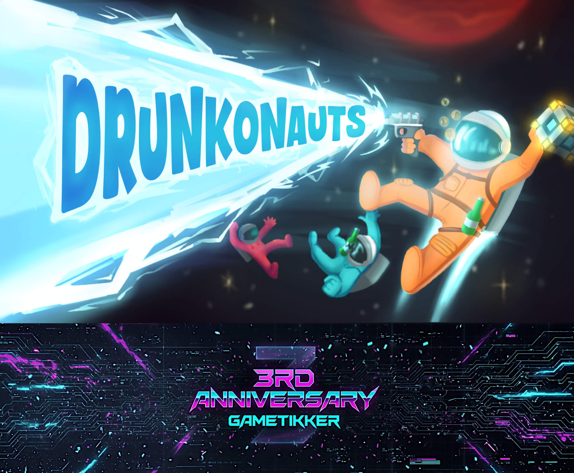 3rd Anniversary Drunkonauts Banner Image