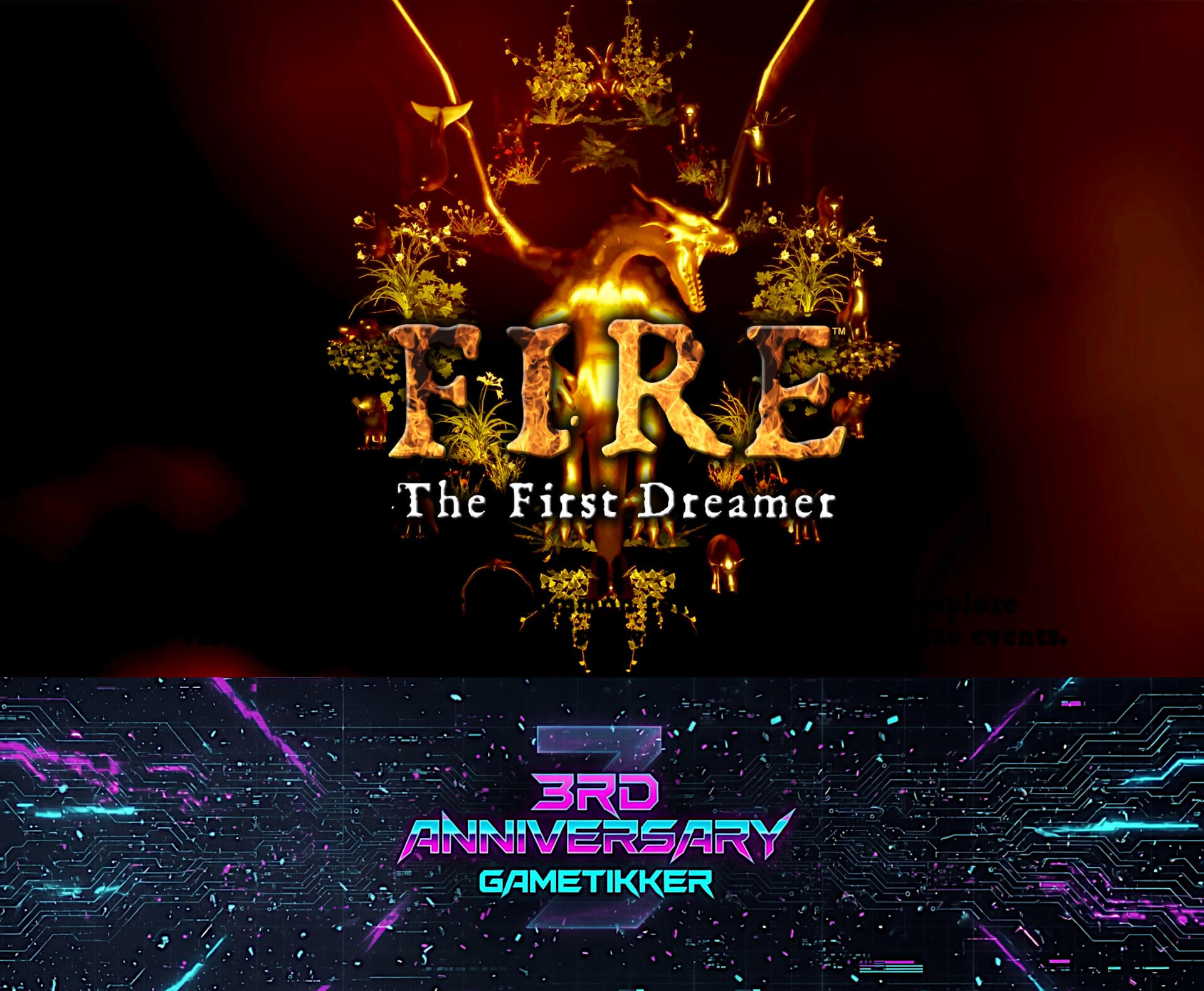 3rd Anniversary FIRE: The First Dreamer Banner Image