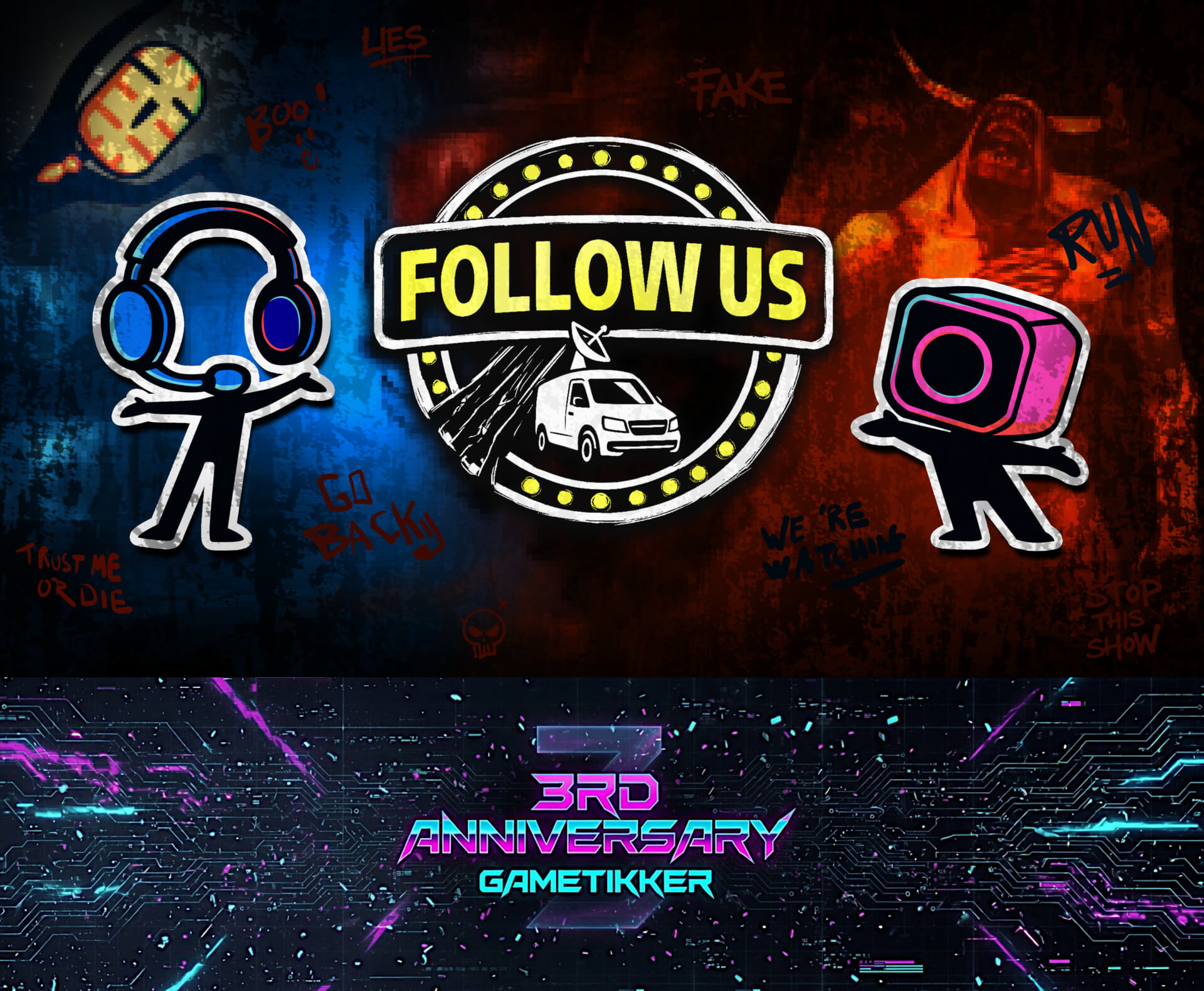 3rd Anniversary Follow Us Banner Image
