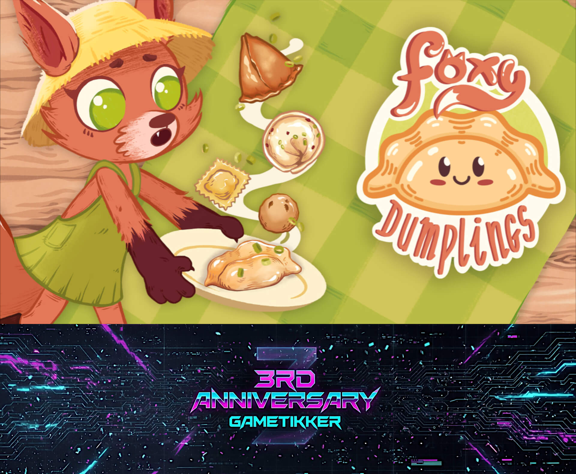 3rd Anniversary Foxy Dumplings Banner Image