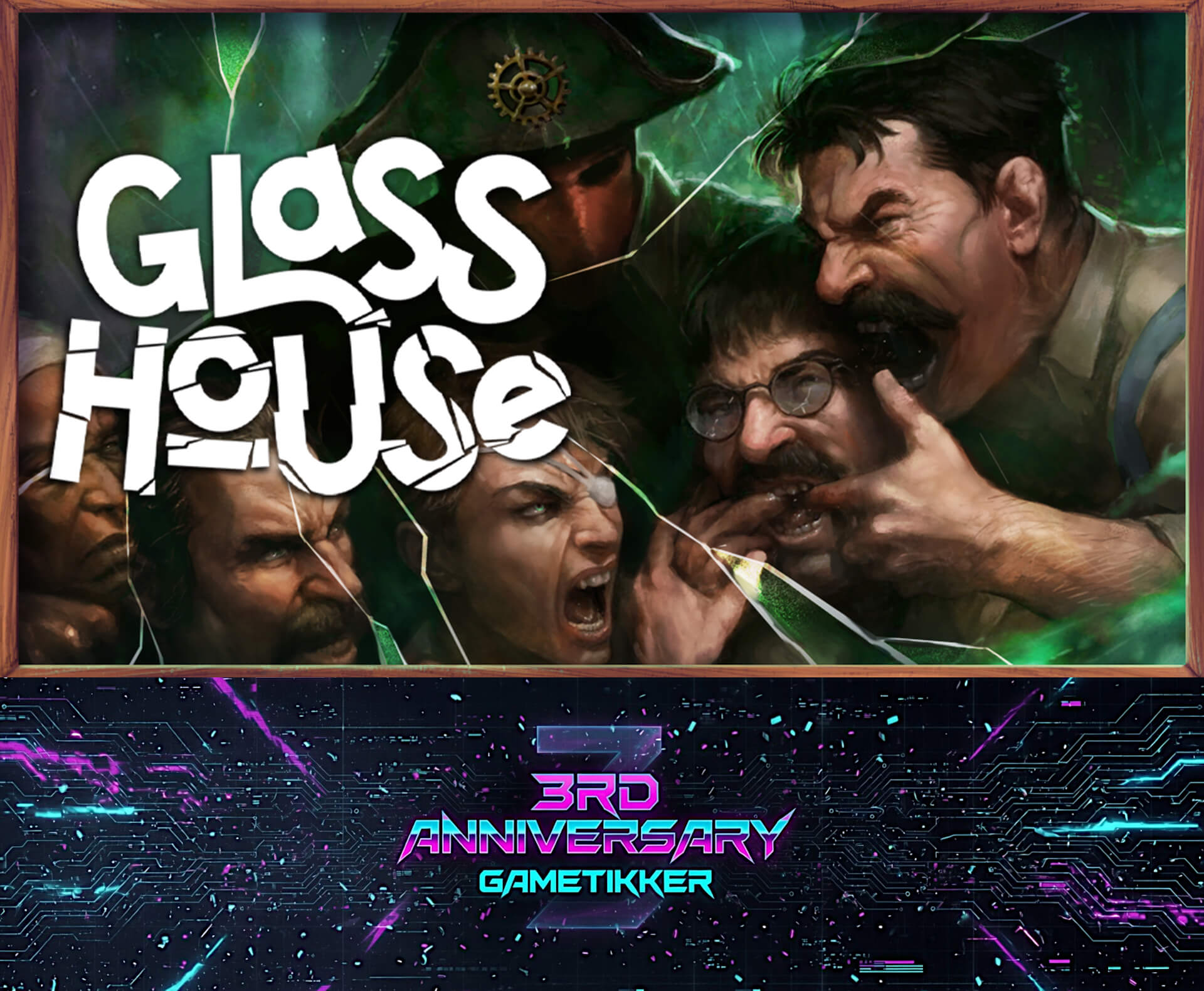 3rd Anniversary Glasshouse Banner Image