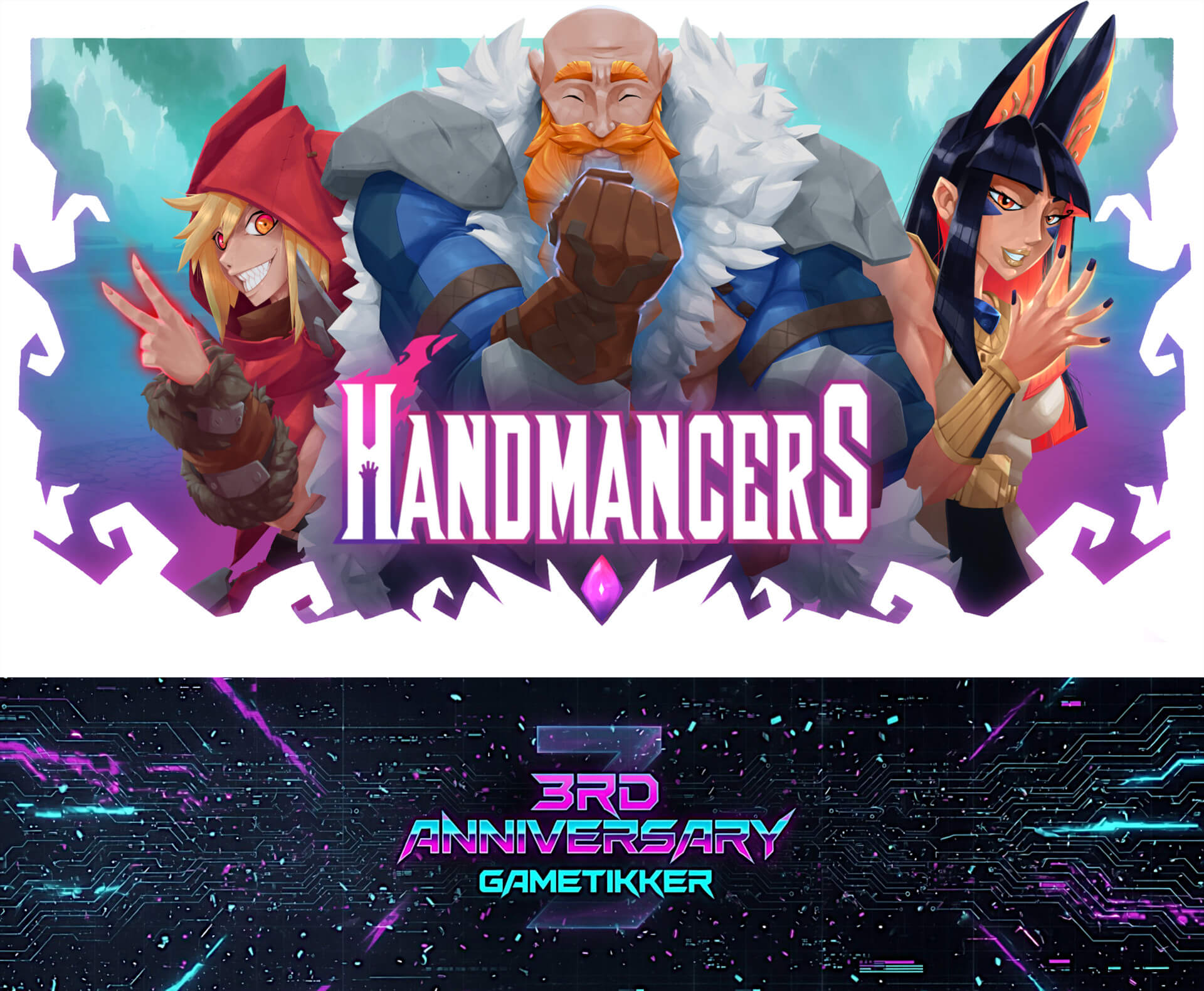 3rd Anniversary Handmancers Banner Image