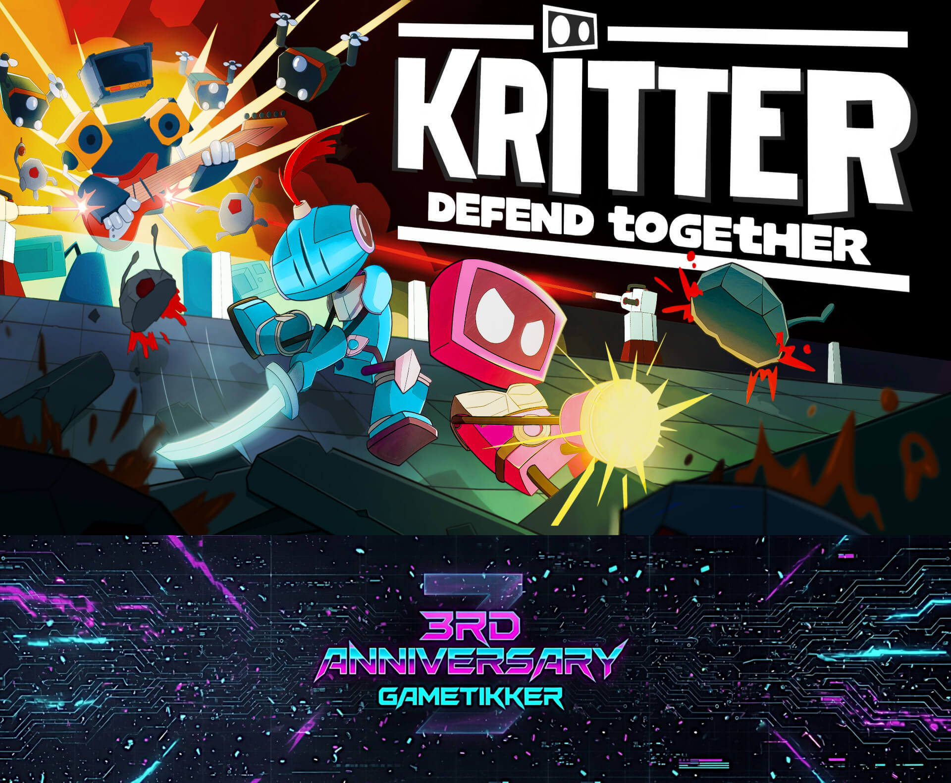 3rd Anniversary Kritter: Defend Together Banner Image
