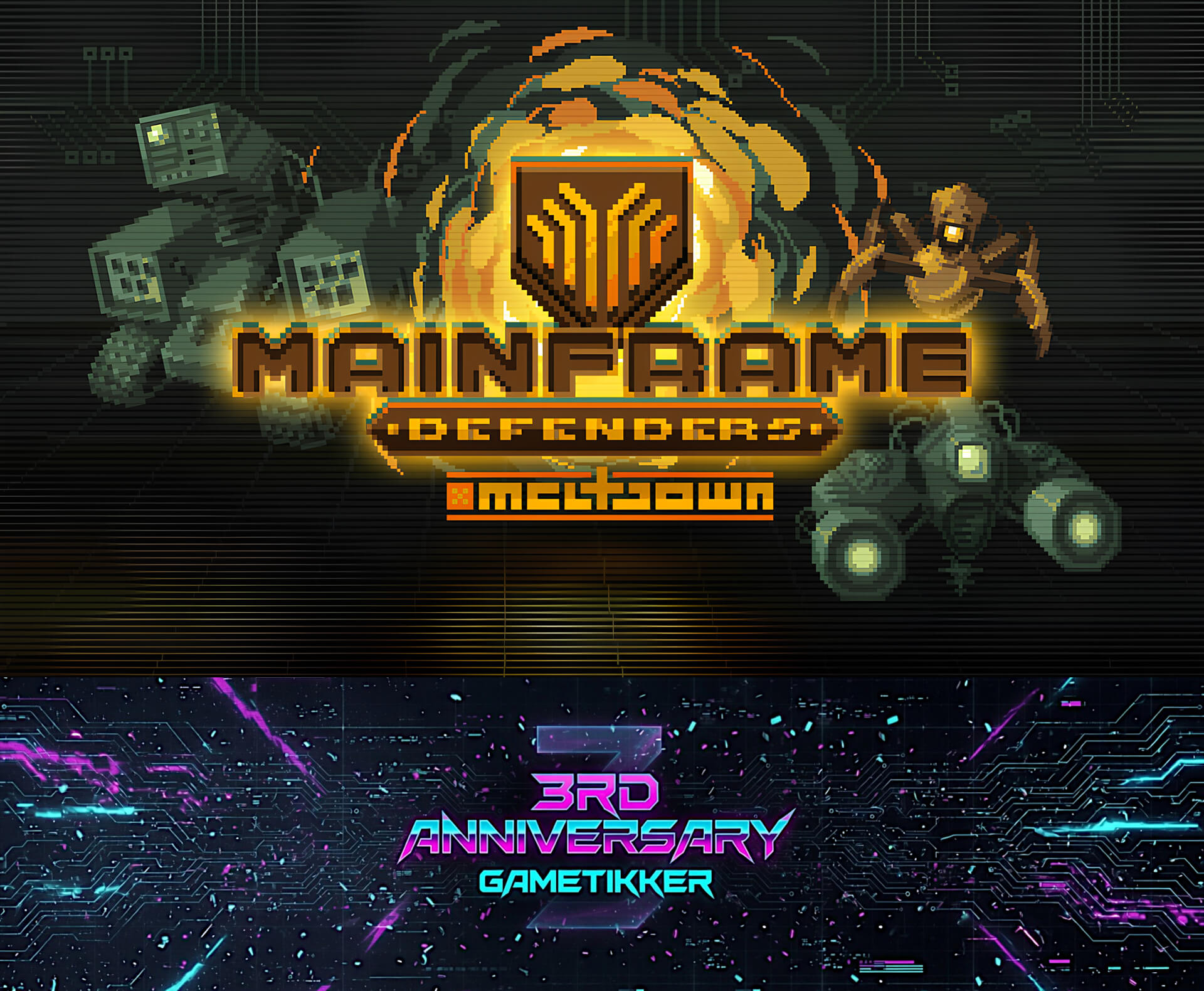 3rd Anniversary Mainframe Defenders Banner Image
