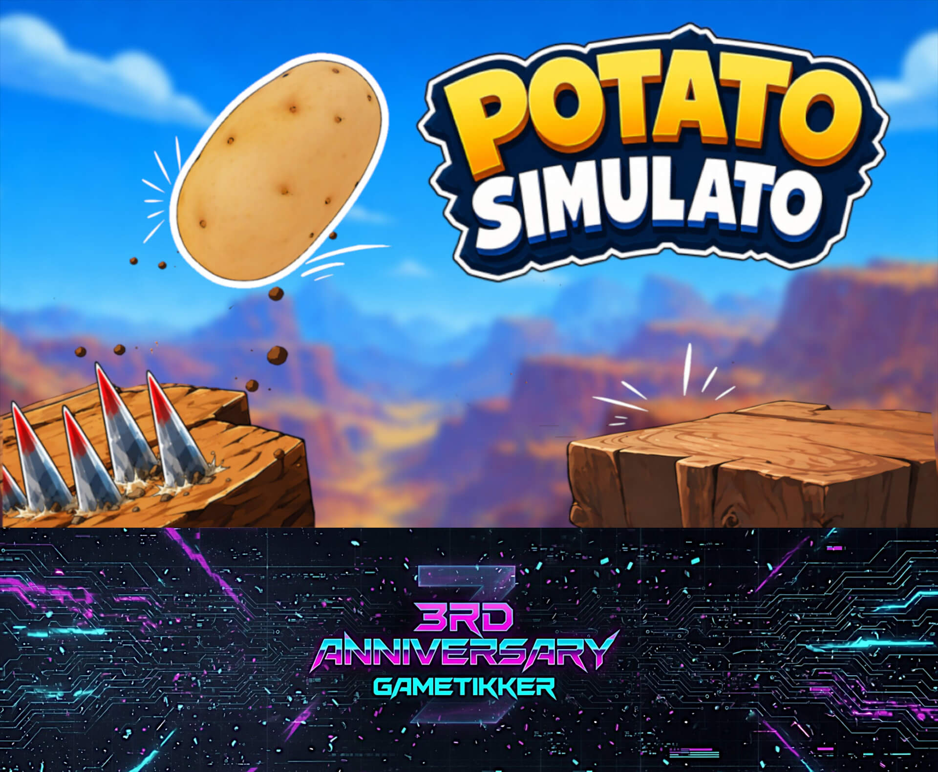 3rd Anniversary Potato Simulato: Together Banner Image