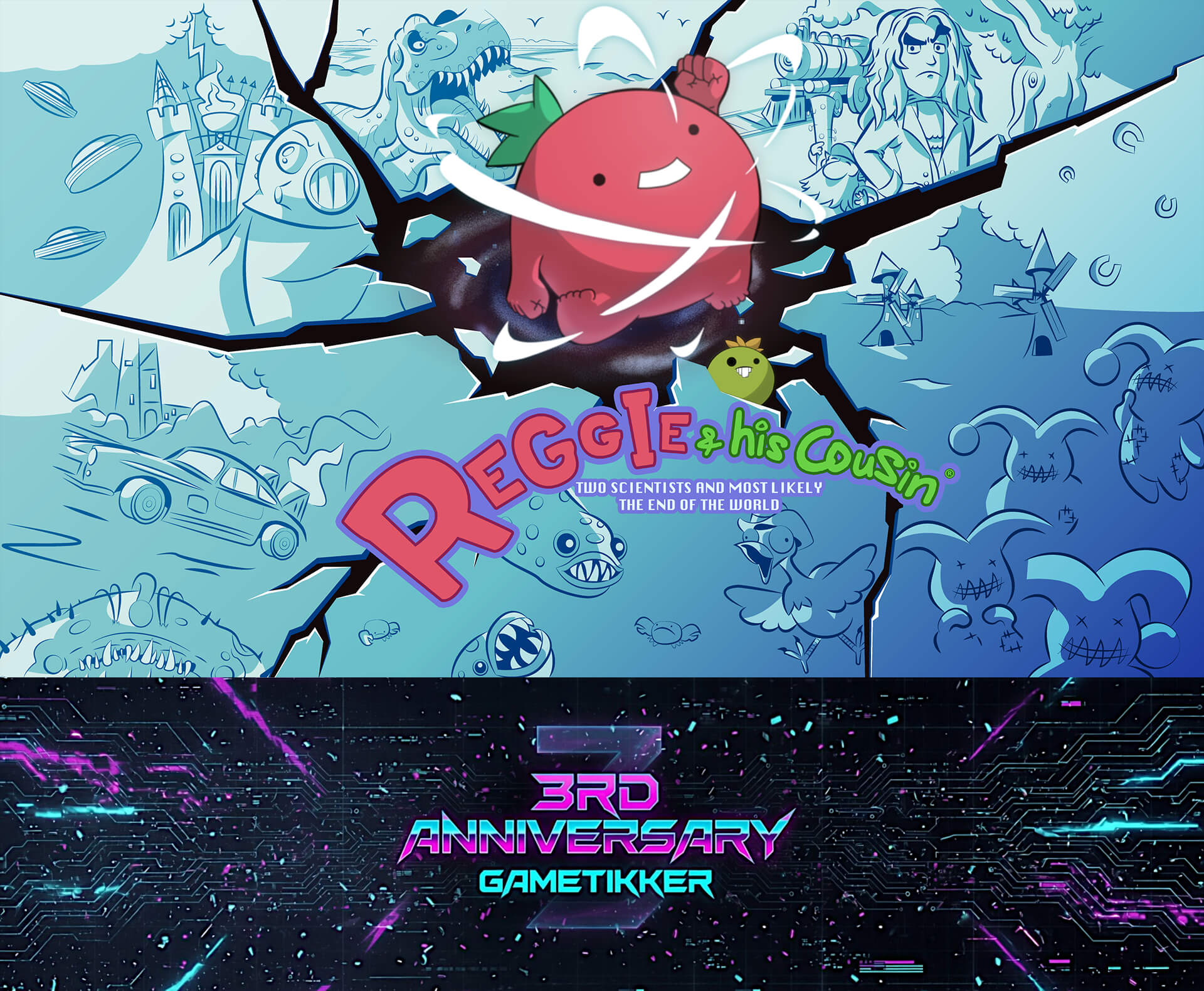 3rd Anniversary Reggie & His Cousin Banner Image