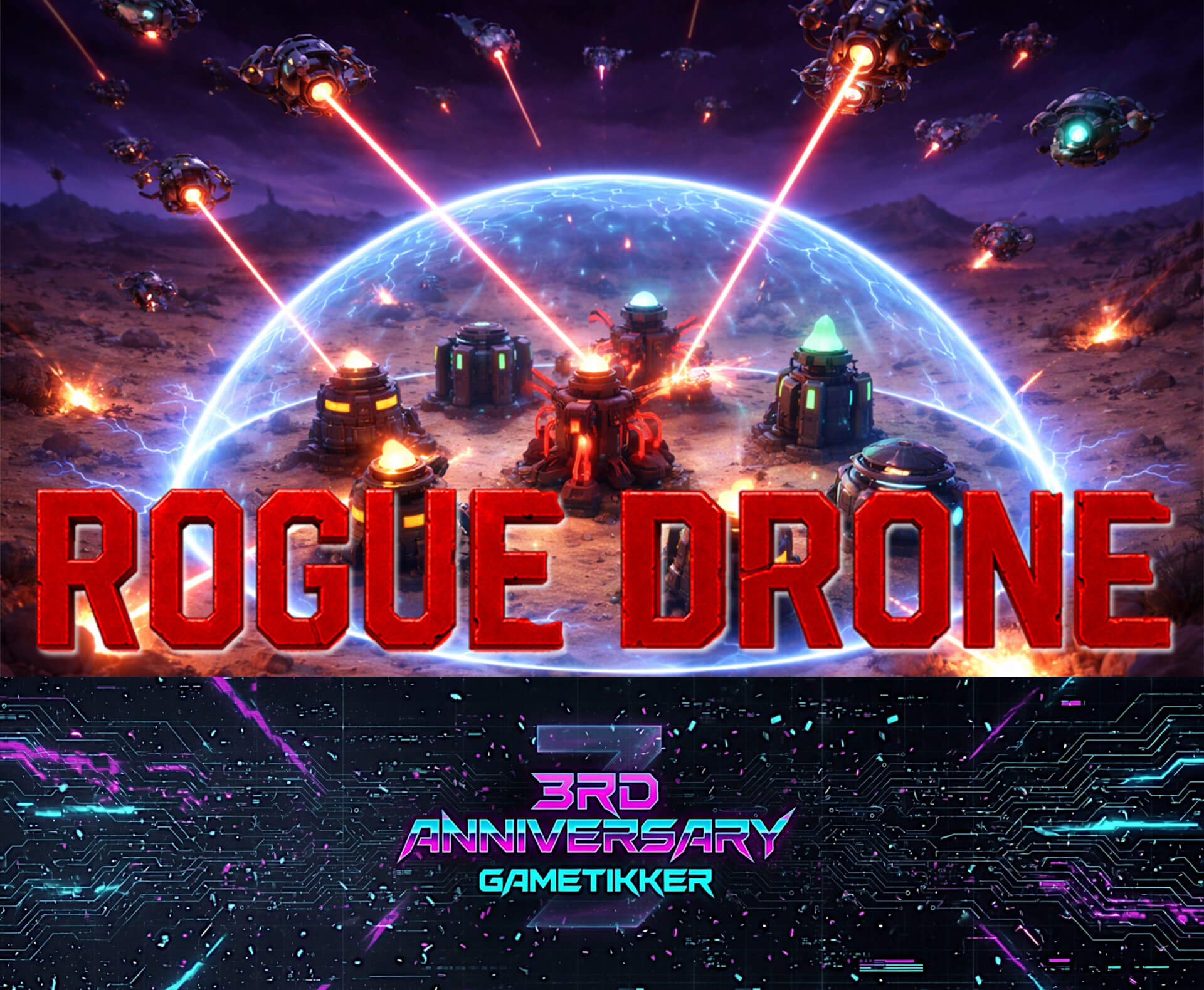 3rd Anniversary Rogue Drone Banner Image