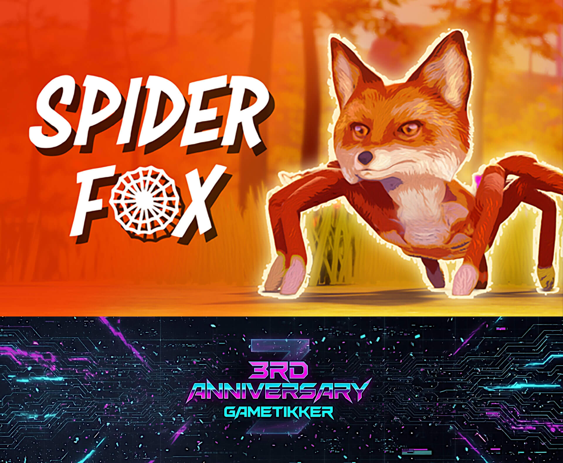 3rd Anniversary Spider Fox Banner Image