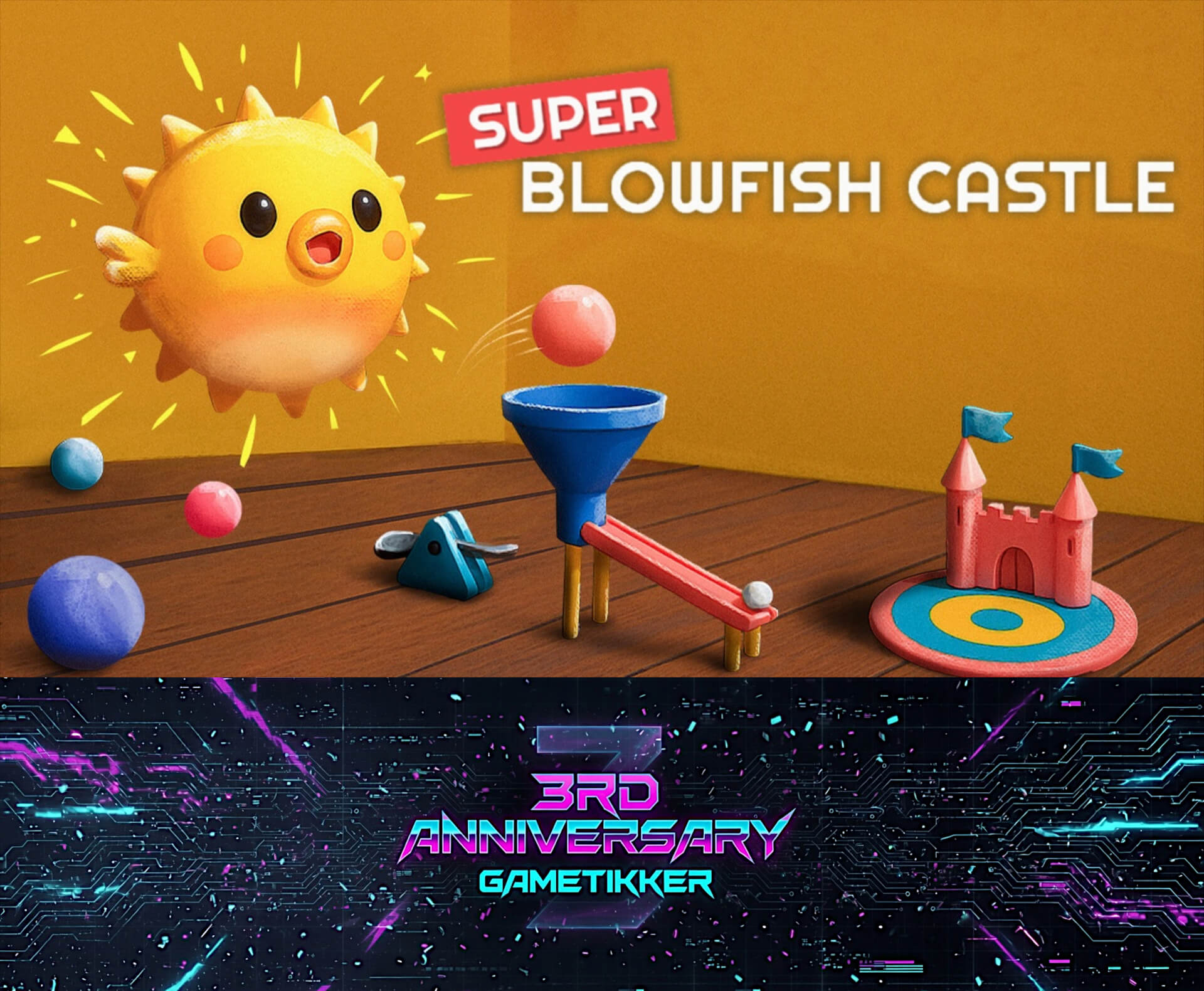 3rd Anniversary Super Blowfish Castle Banner Image