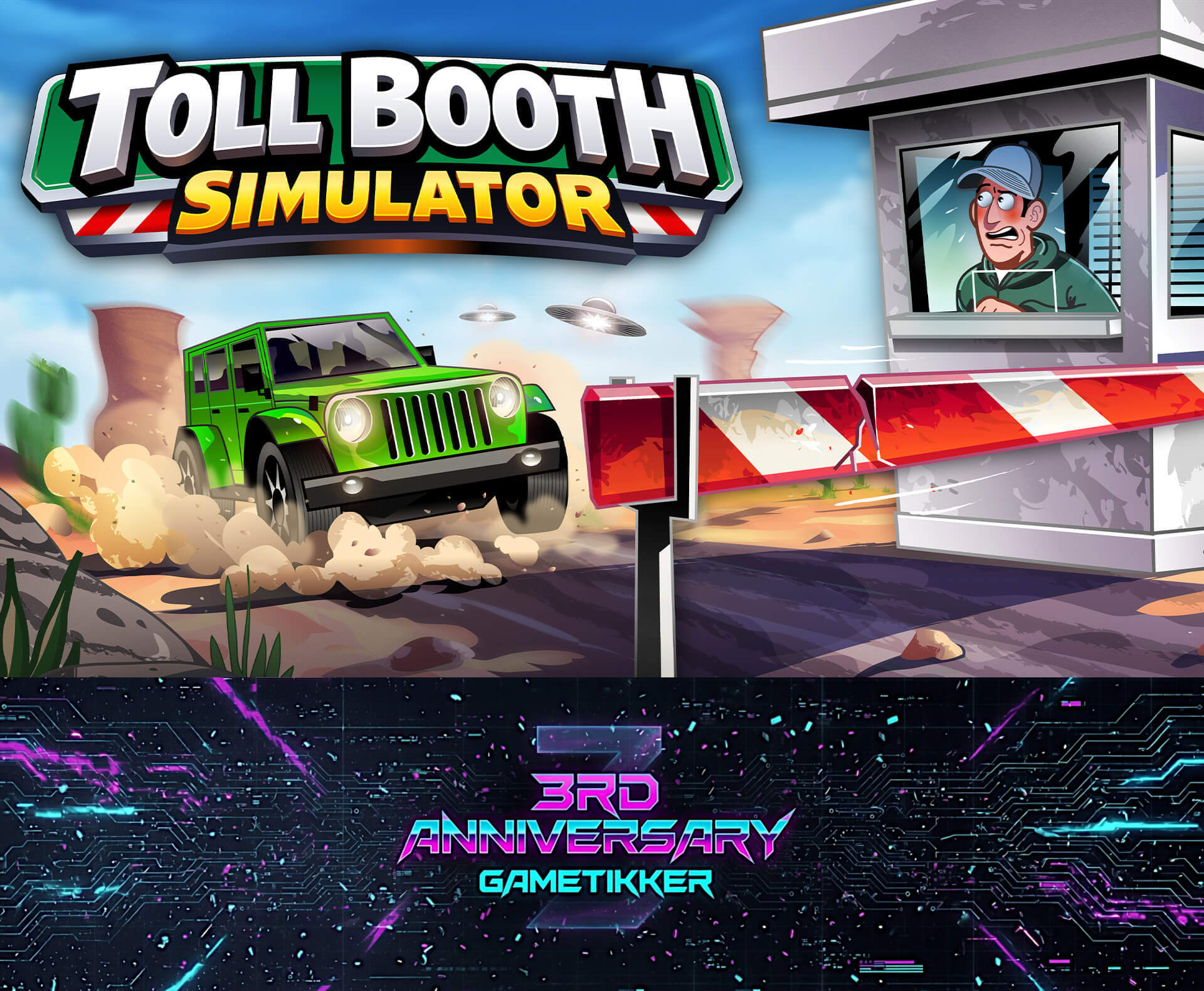 3rd Anniversary Toll Booth Simulator Banner Image