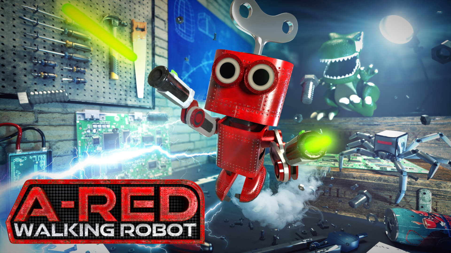 A-RED Walking Robot Banner Image