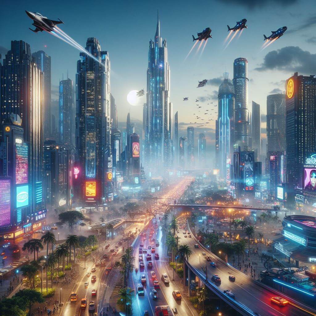 Cyberpunk City Image