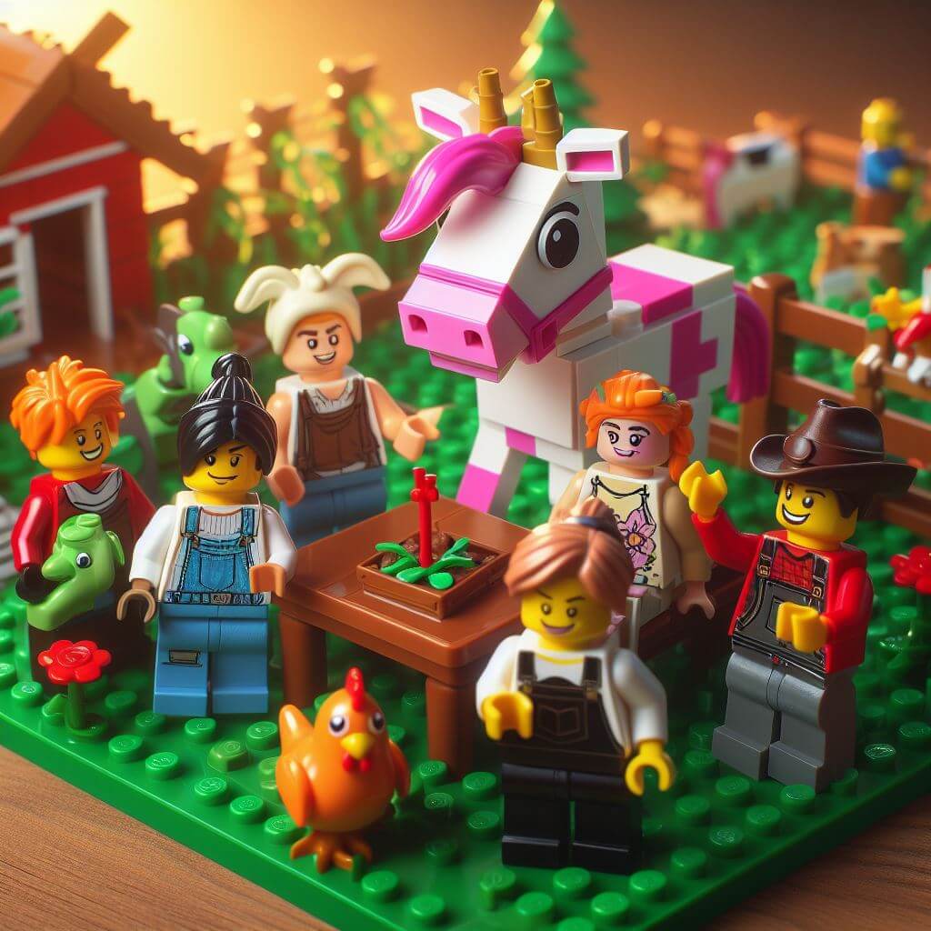 Lego Fortnite Farm Friends Image