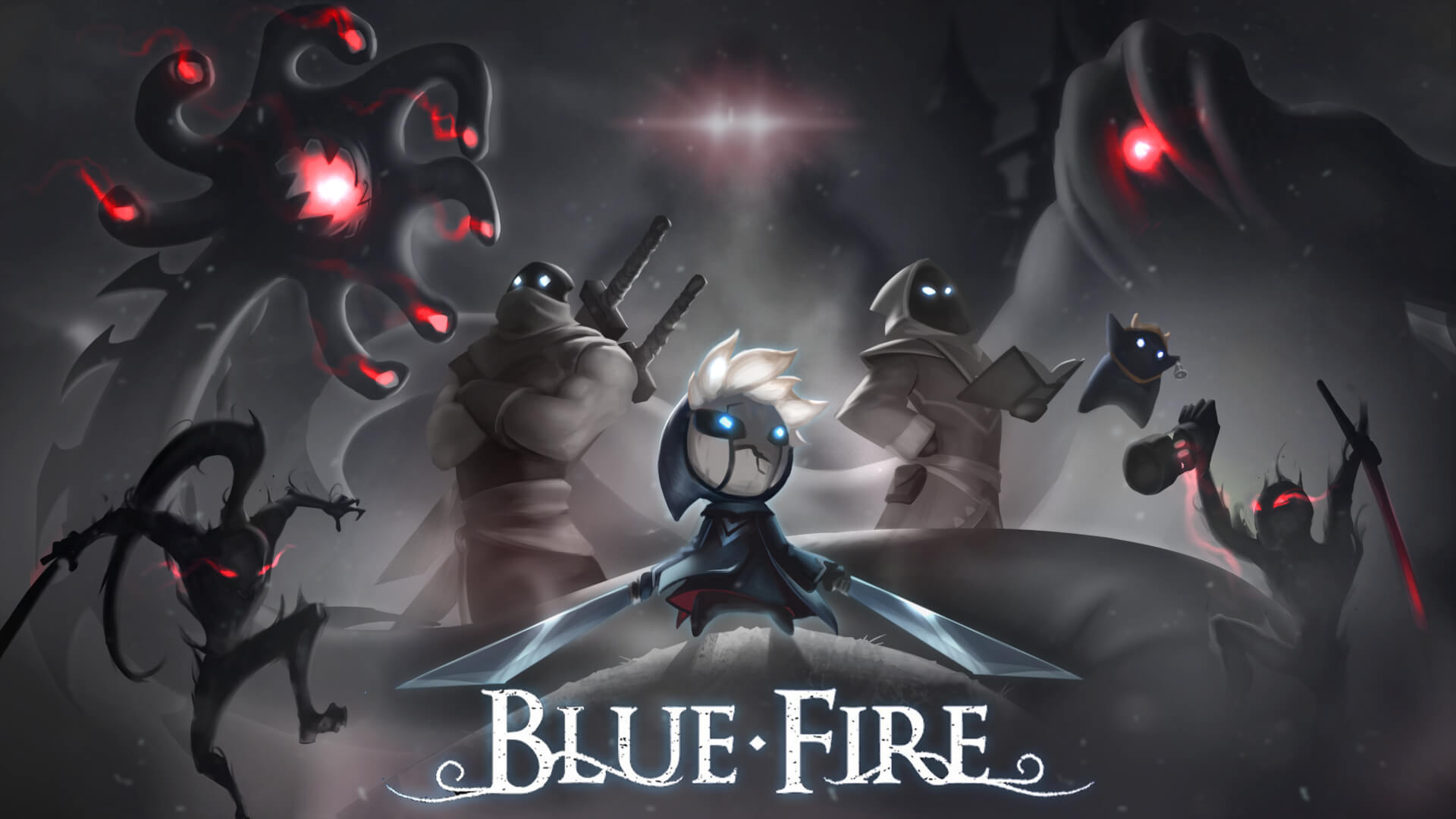 Blue Fire Banner Image