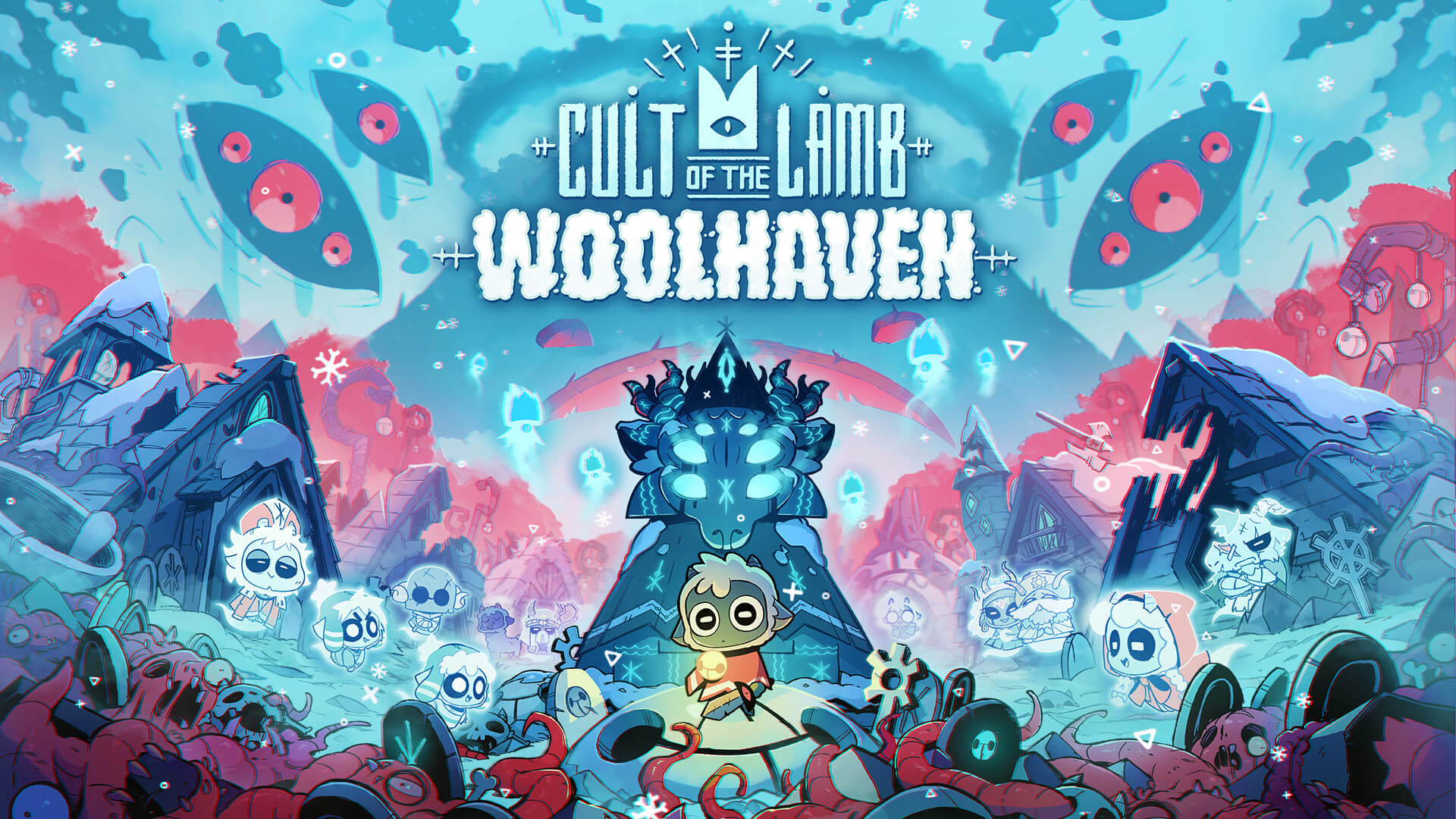 Cult of the Lamb Woolhaven DLC Banner Image