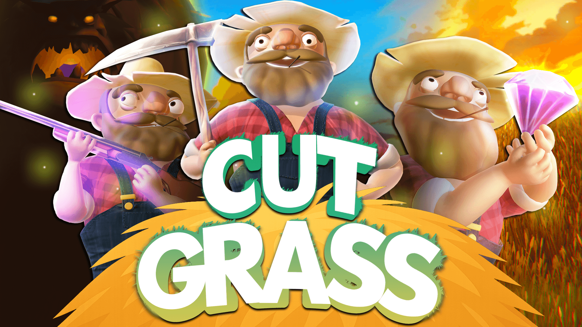 Cut The Grass: Farm Defense Survival Banner Image