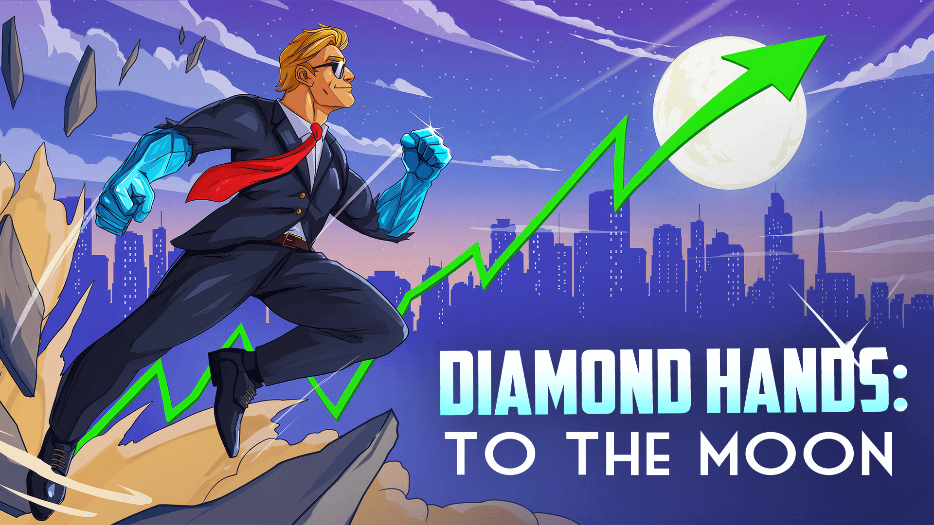 Diamond Hands: To The Moon Banner Image