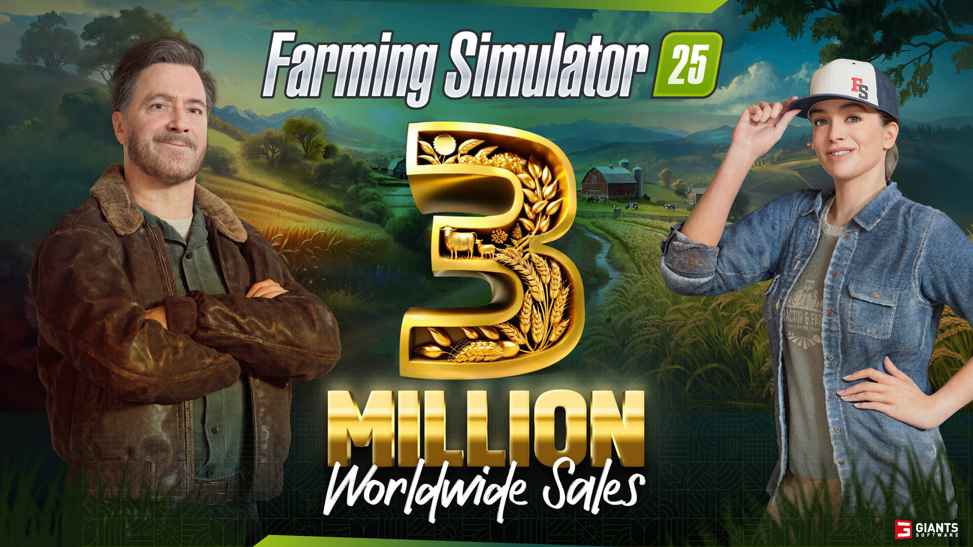 Farming Simulator 25 3 Million Banner