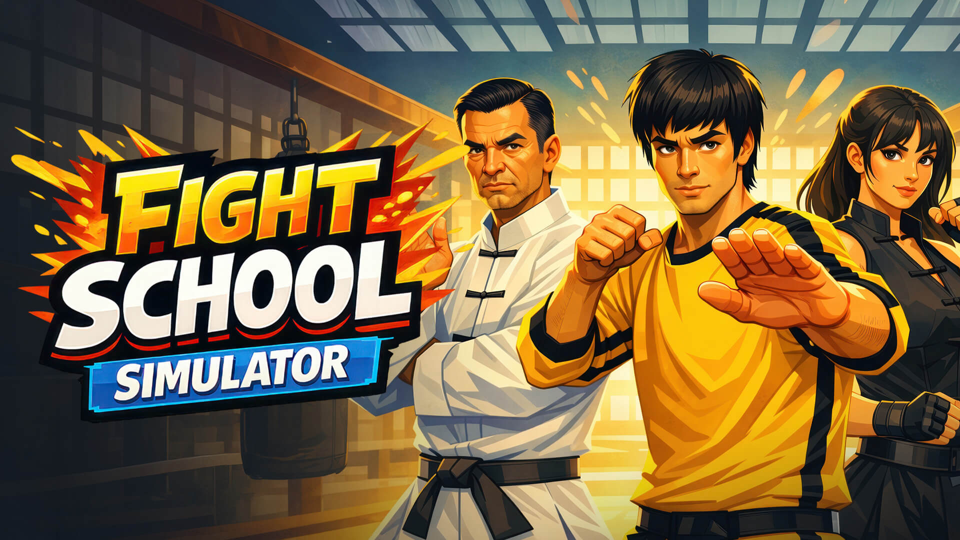 Fight School Simulator Banner Image