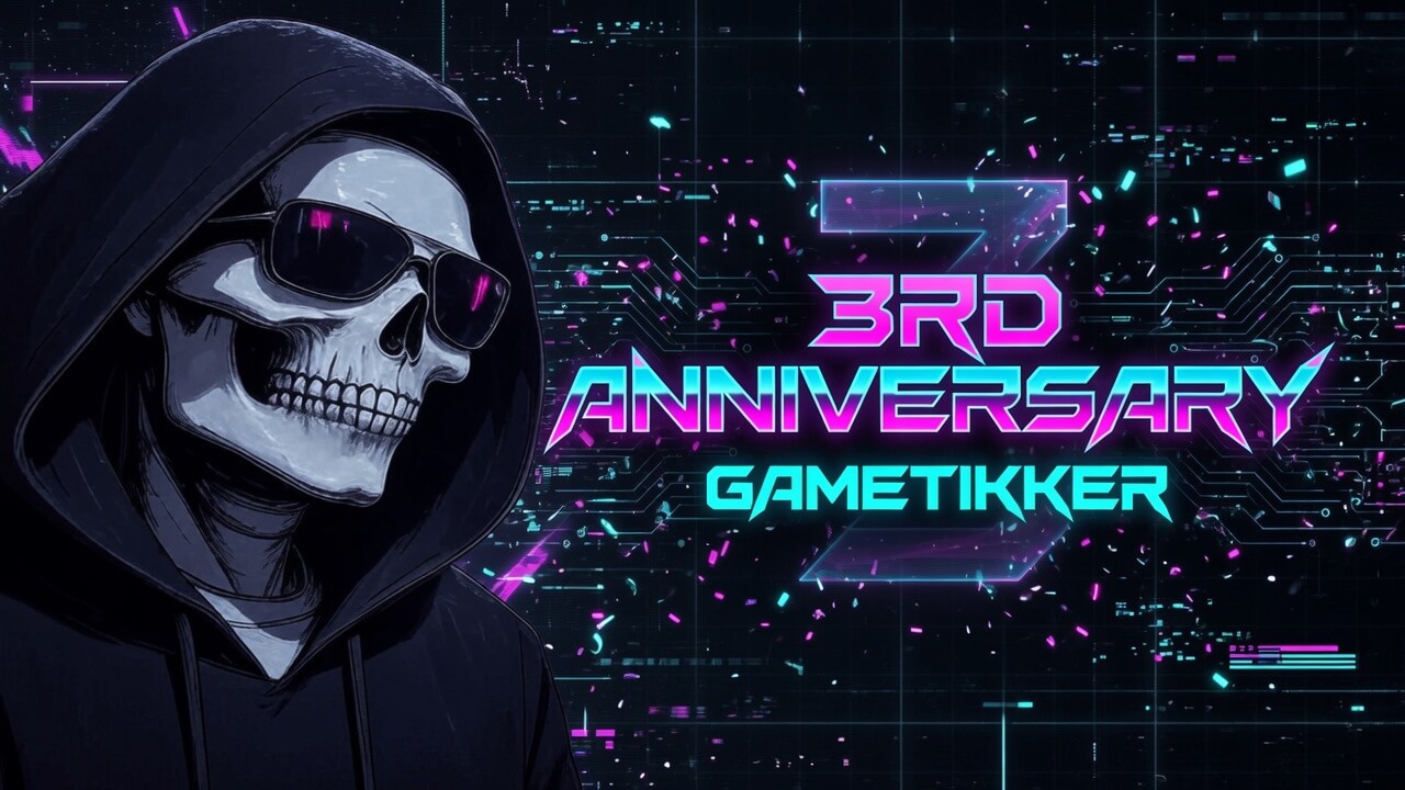 GameTikker 3rd Anniversary Banner Image