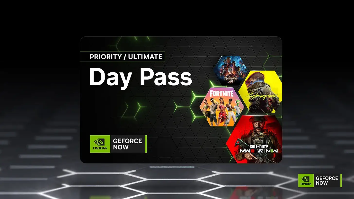 GeForce Now Day Pass Banner Image