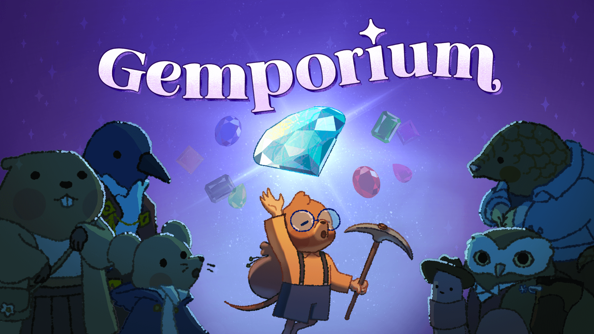 Gemporium: A Cute Mining Sim Banner Image