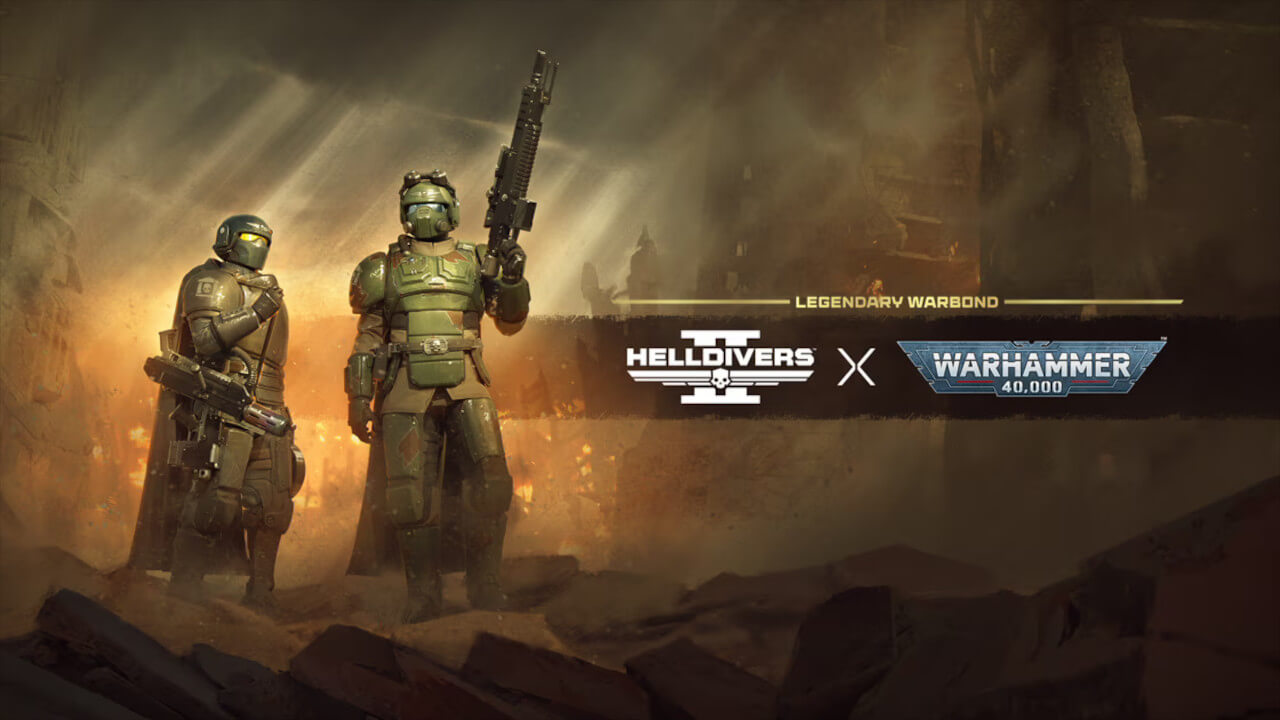 Helldivers 2 x Warhammer 40K Banner Image
