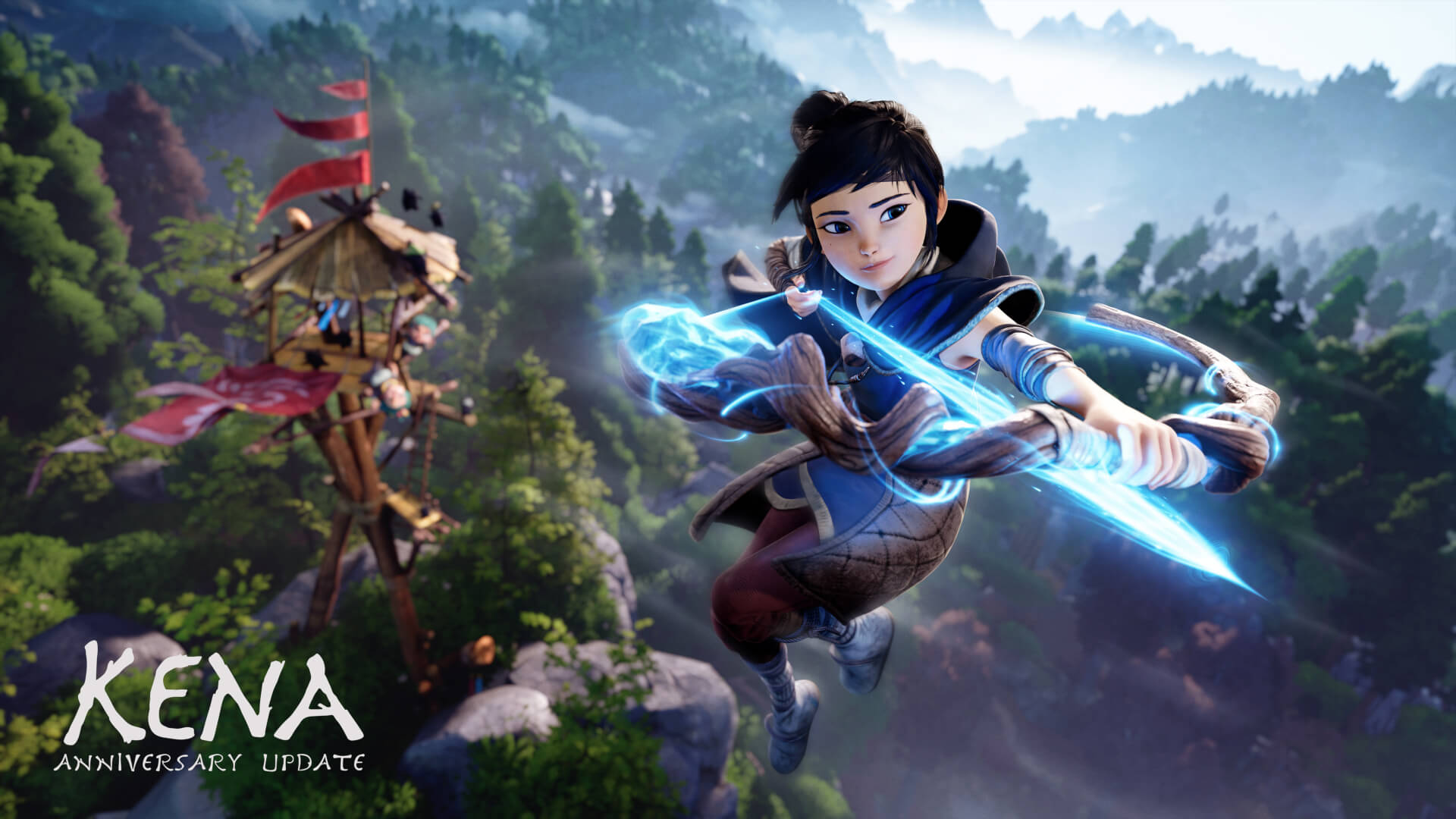 Kena: Bridge of Spirits Anniversary Update Banner Image