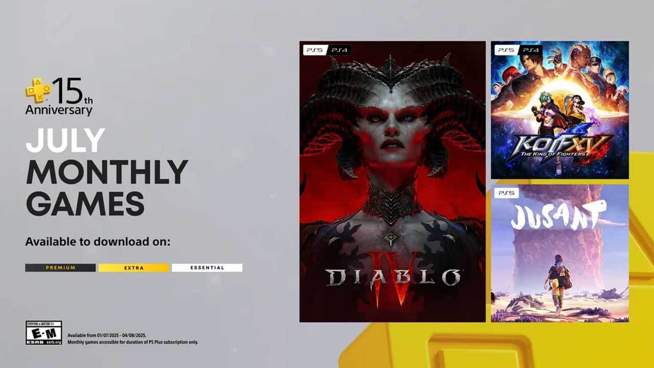 PlayStation Plus July 2025 Banner Image