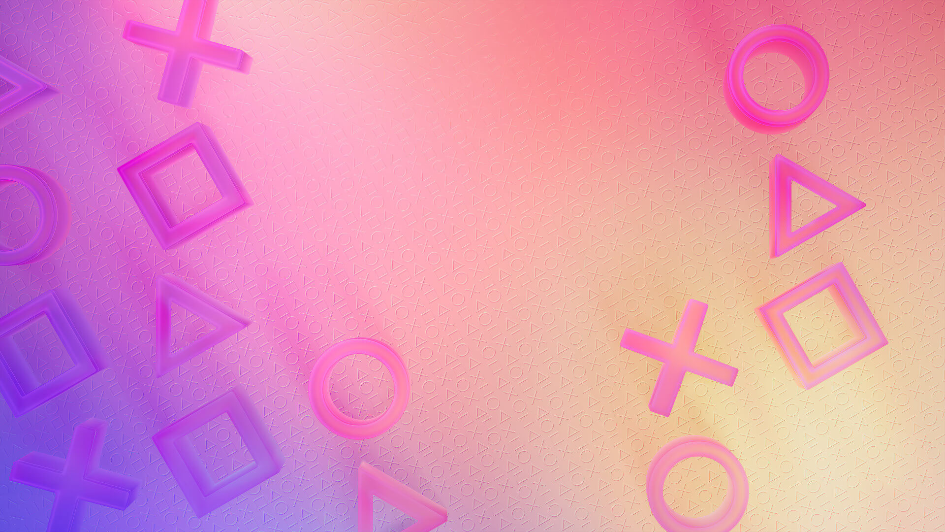 PlayStation Symbols Background Image