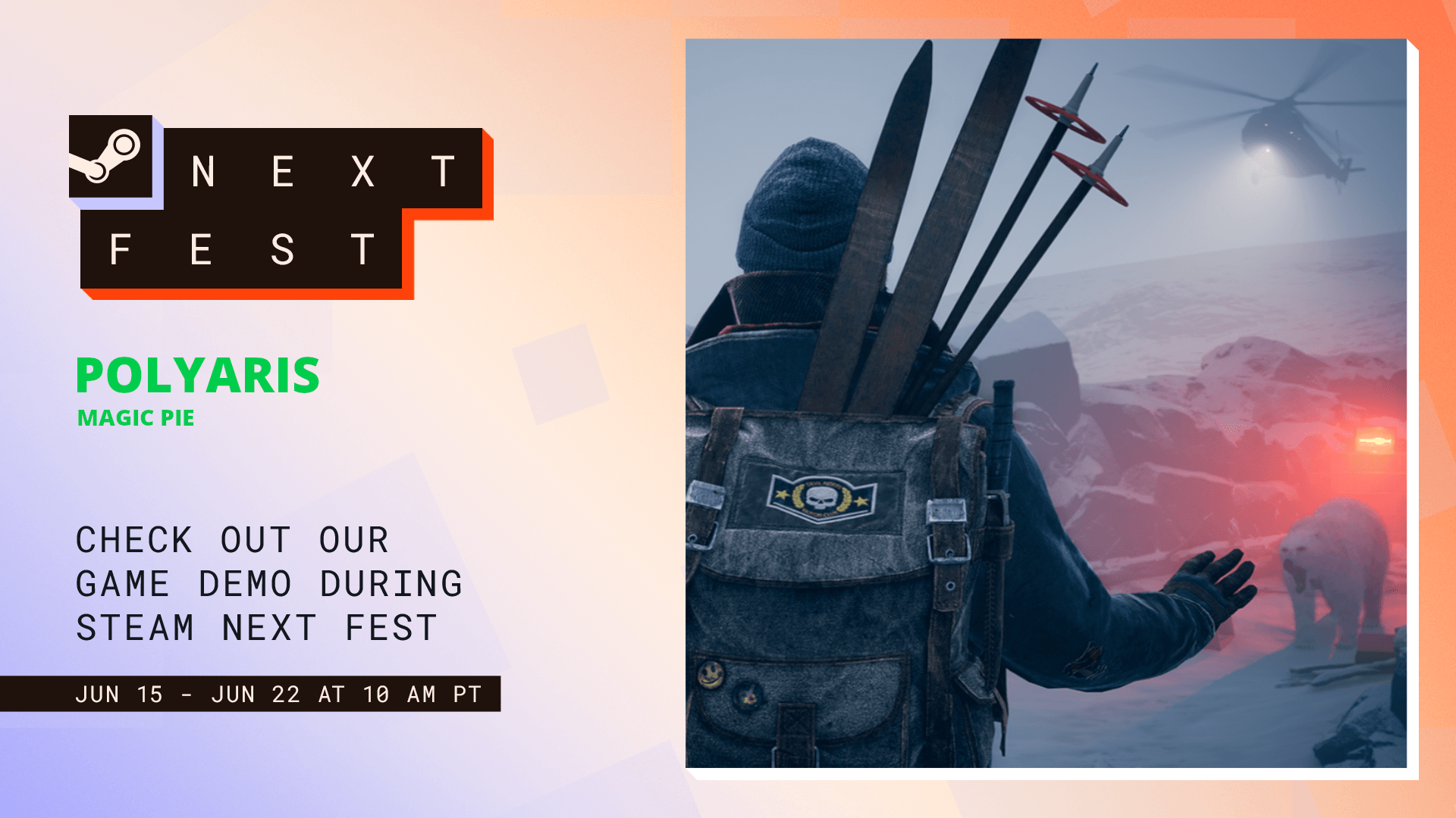 POLYARIS Steam Next Fest Banner Image