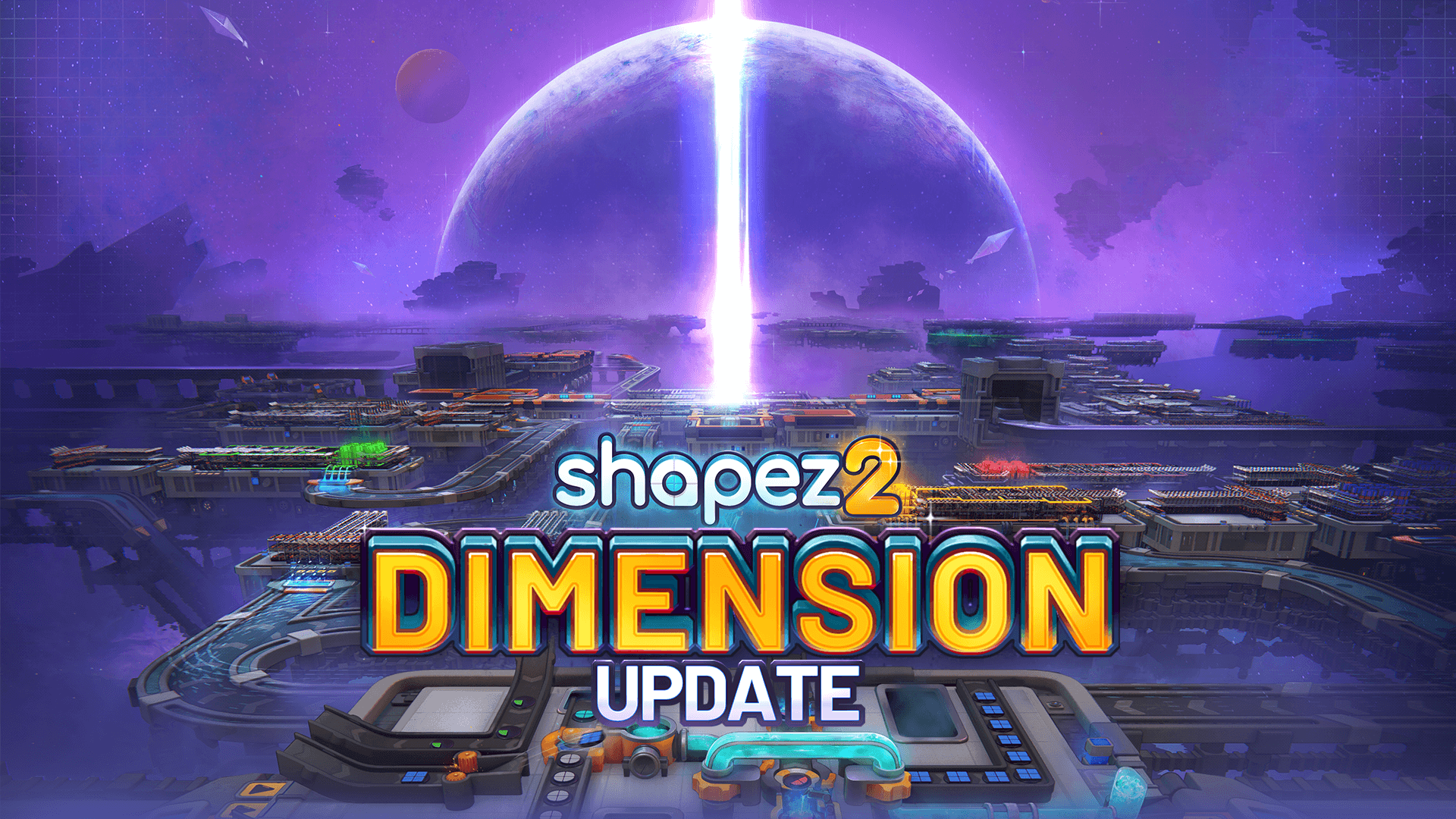 shapez 2 - Dimension Update Banner Image