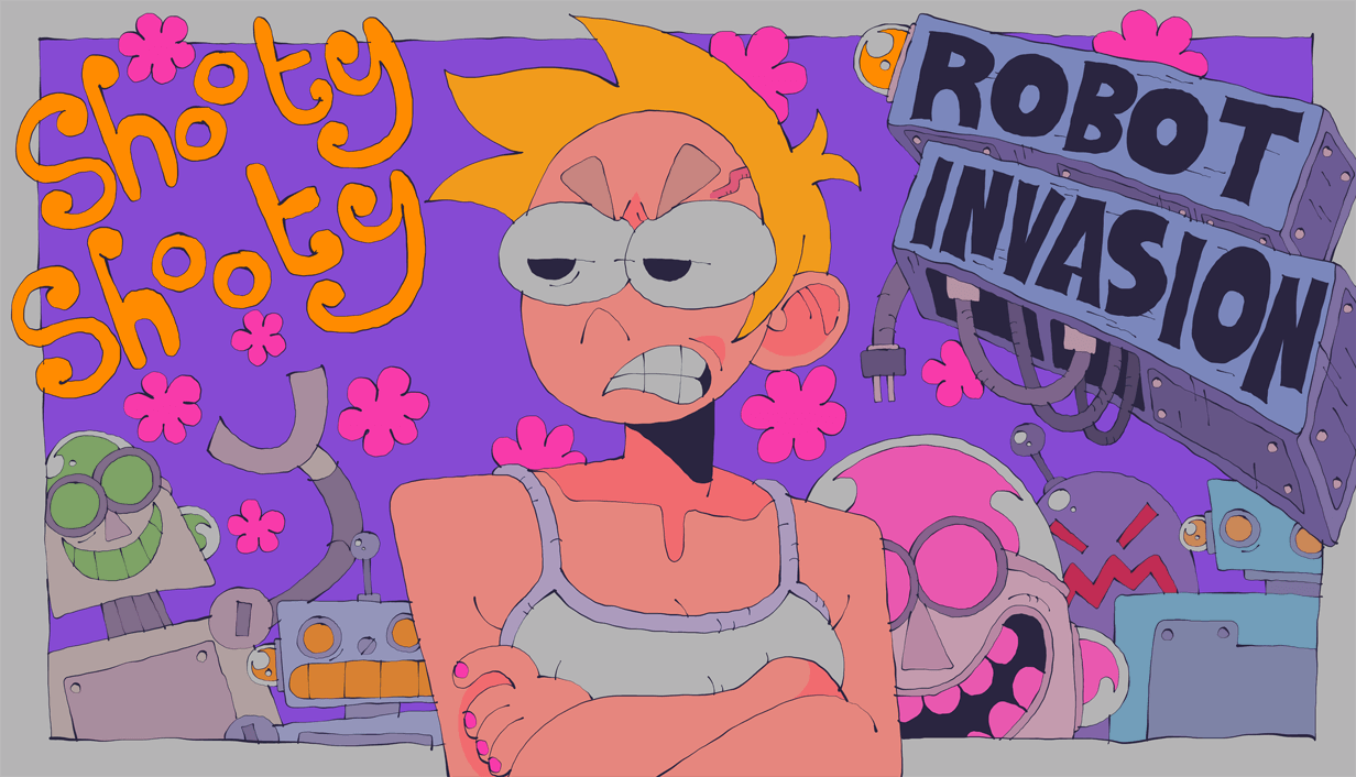 Shooty Shooty Robot Invasion Banner Image
