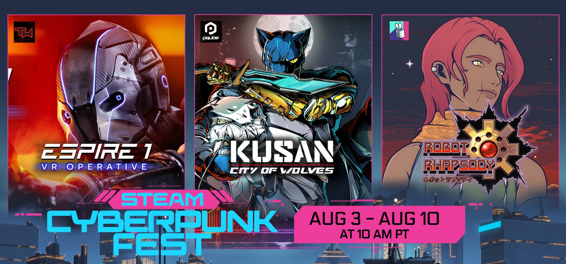 Steam Cyberpunk Fest 2026 Banner Image