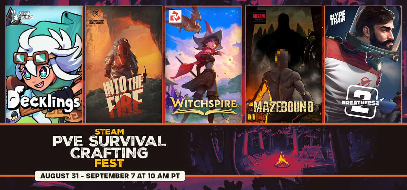 Steam PvE Survival Crafting Fest 2026 Banner Image