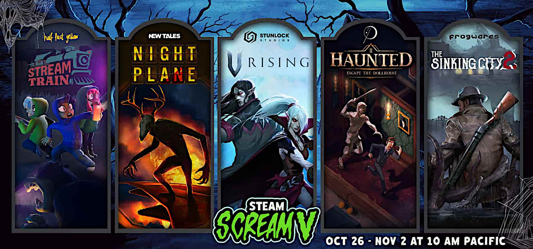 Steam Scream V Fest 2026 Banner Image