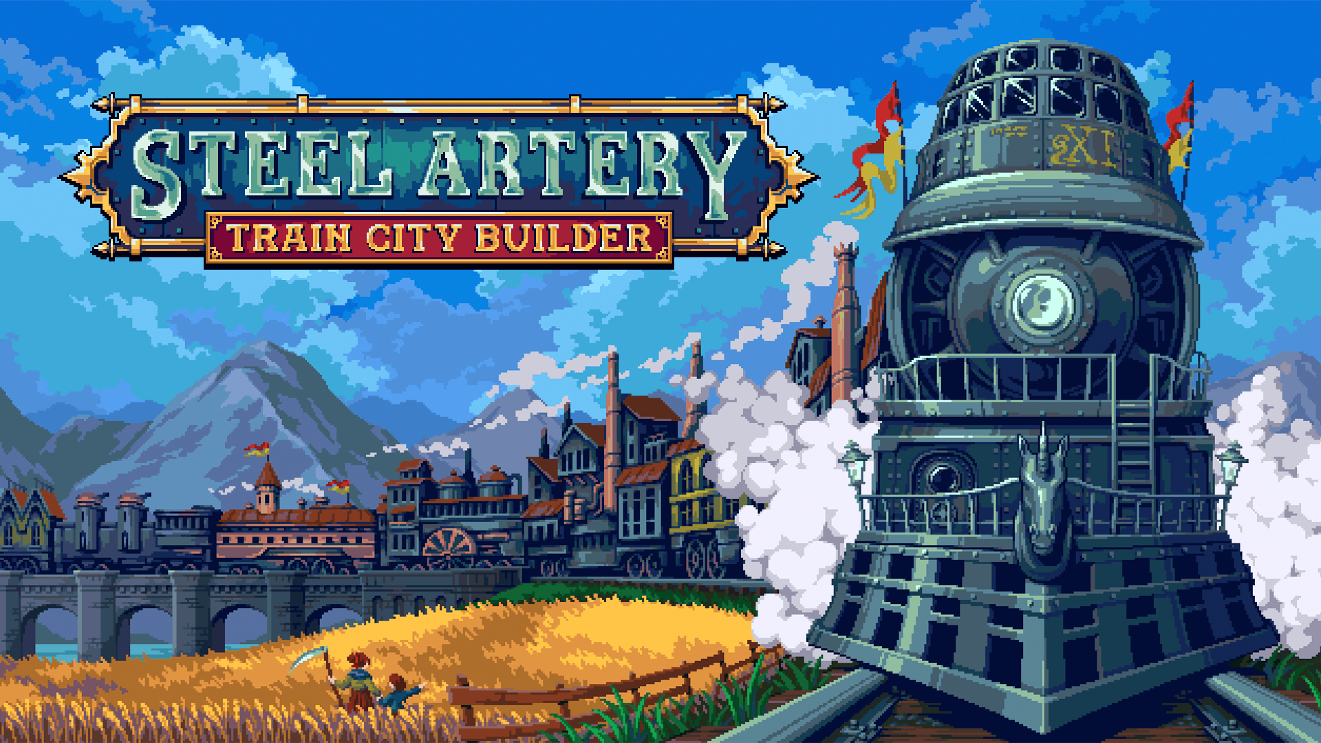 Steel Artery: Train City Builder Banner Image