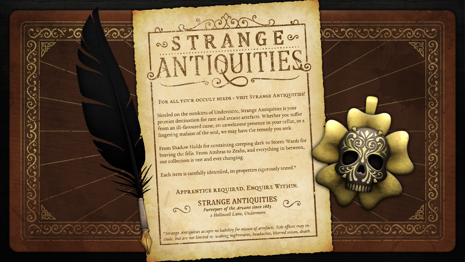 Strange Antiquities Banner Image