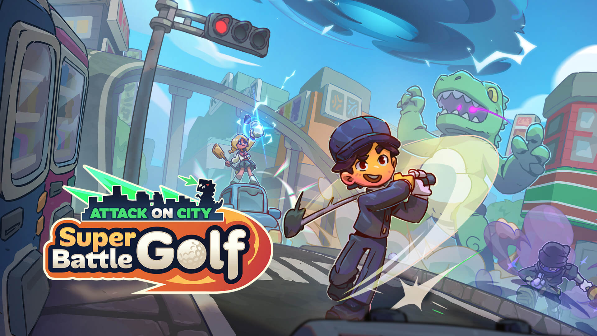Super Battle Golf: Attack on City Banner Image
