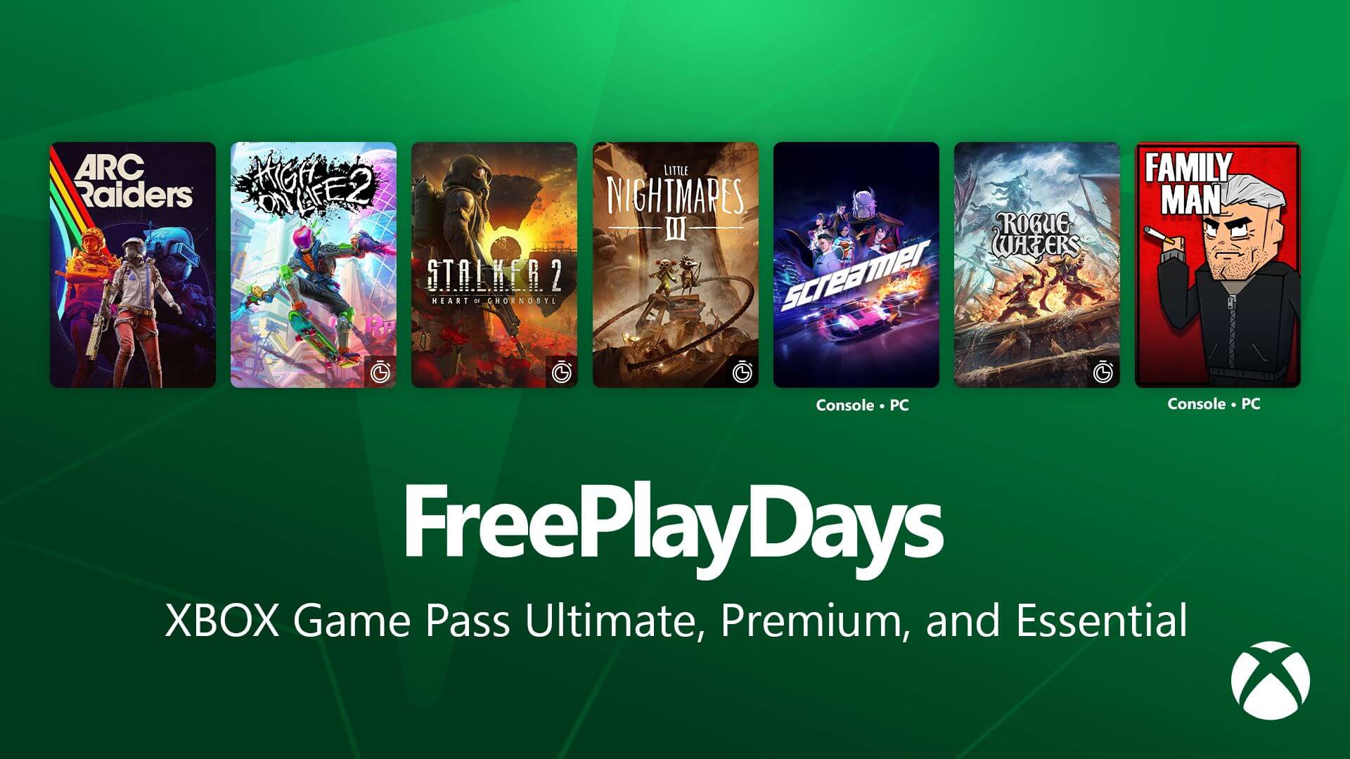 Free Play Days October 2026 Banner Image